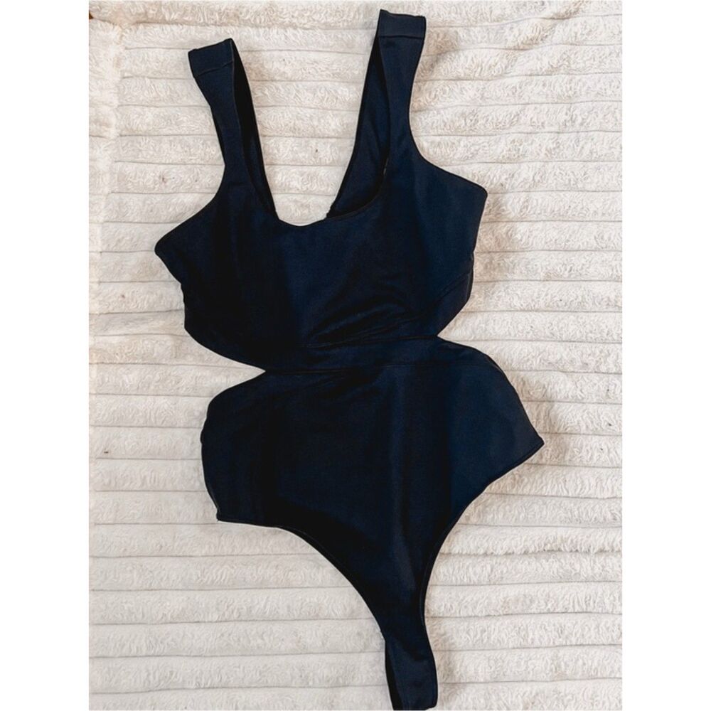 free people movement one piece swimwear thong size medium